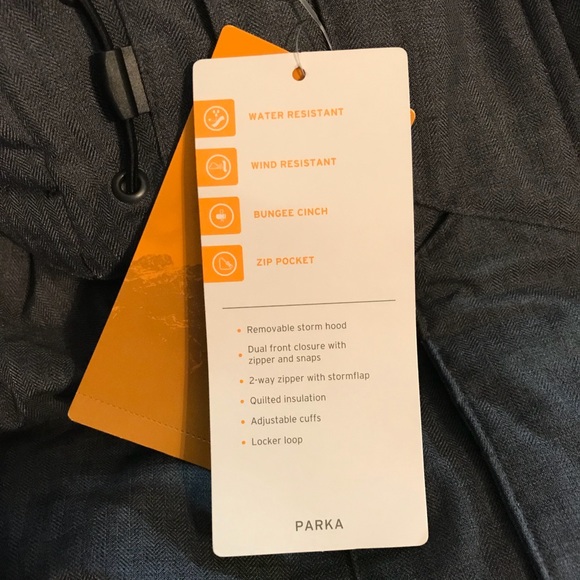 Champion Mens Jacket Gray Size LT NWT $81.99 - Picture 8 of 8